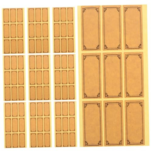 FUNNETOYU 1satz Kraftpapier-weinetiketten Set Handbeschreibbare Etiketten Für Flaschen Selbstklebend Stilvoll Natürlich Für Selbstgemachten Wein Einfach Zu Entfernen Ohne Rückstände