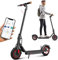 Electric Scooter, Electric Scooters Adult, 10” Flat-Free Solid Tires, 20-30km Range, 3 Speed Mode, Foldable Electric Scooters with APP, Double Braking System E Scooter for Adults and Teens