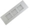 Rejilla de ventilación rectangular de aluminio para armario, baño, cocina, 50 mm de ancho, múltiples opciones de longitud (50 x 150 mm)