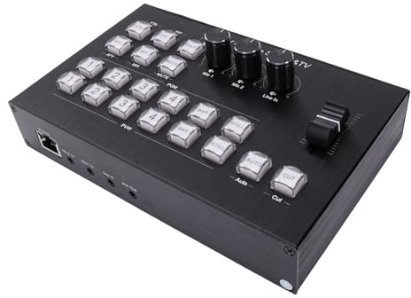 HD Multimedia Video Switcher Audible -Eingaboptionen Breite Anwendungen für Outdoor -Erlebnisereignisse (EU-Stecker)