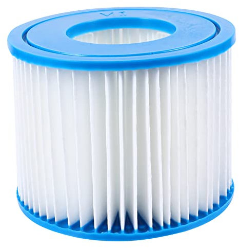 TOYANDONA Filtre de Remplacement pour Piscine Cartouche de Filtration Réutilisable Compatible avec Pompes de Piscine Facile à Nettoyer pour Eau Claire et Purifiée
