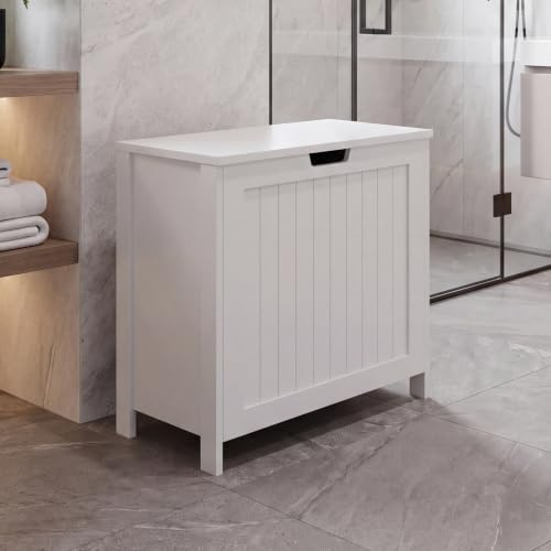 BATH VIDA Large Laundry Hamper (FSC 100%) (White)