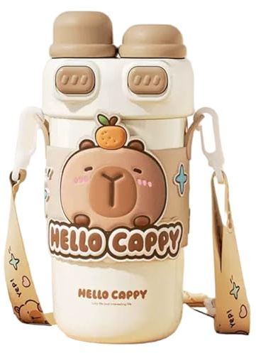 Hbbgdiy Bouteille d'eau Capybara 540 ML
