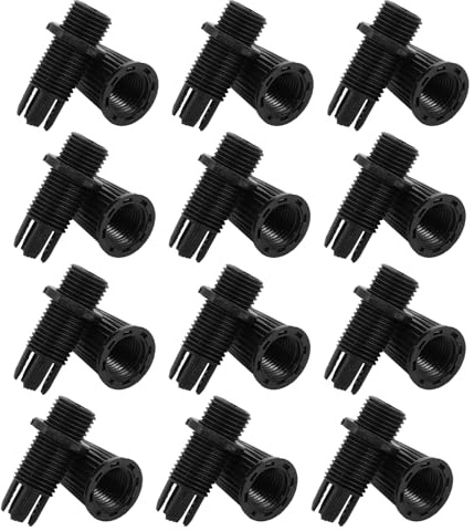 Gatuida 100 Pcs Plastic Thread Cable Lockers Fastener Connectors Heat Resistant Wire Clips for Vintage Pendant Lighting and Electrical Fixture Tension Relief Compatible with Base Bulbs