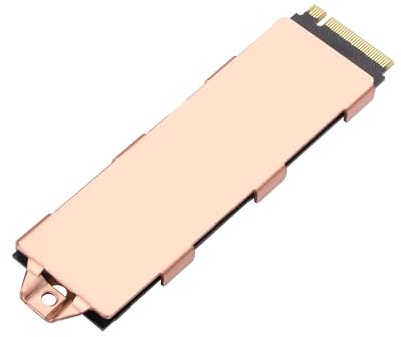 YAODHAOD M.2 NVMe SSD Heatsink Kühler 2280 aus Kupfer, für Gaming PC & PS5 Konsole, kühlt NVMe SSD M.2 um bis zu 30°C, inklusive Wärmeleitpad, geeignet für PC Gehäuse und Desktop PC