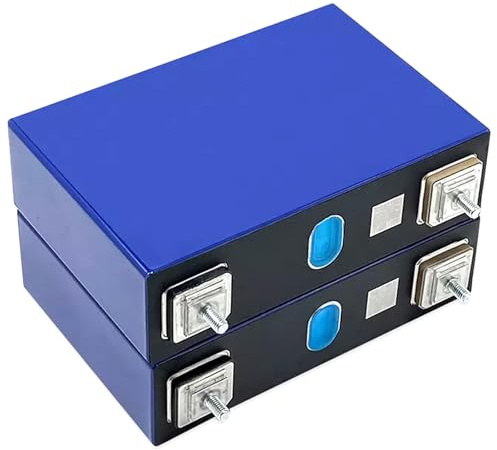 4 Pack 3.2V 100Ah LiFePO4 Battery Cells, Grade A LFP Prismatic Deep Cycle Cells for Home Battery Storage & Solar Energy Systems