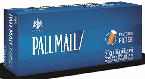 GIZEH Raucherbedarf GmbH 2.000 (10x200) PALL MALL Blue XTRA (Hülsen, Filterhülsen, Zigarettenhülsen)