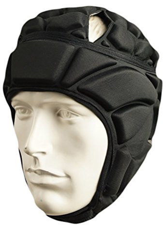 Lalander Casque de Protection Rembourré pour le Football, le Basketball, le Paintball, les Arts Martiaux, le Rugby - Imperméable, Léger - Casque de Protection pour Adultes Unisexes - SPORT_HELMET