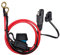 YTOR SAE-Stecker, mit 15 A Schutzsicherung f¨¹r Sicherheit 2 poliger Schnelltrennstecker SAE-Batterieverl?ngerungskabel mit 2FT 10 AWG f¨¹r Motorradautos. (60CM)