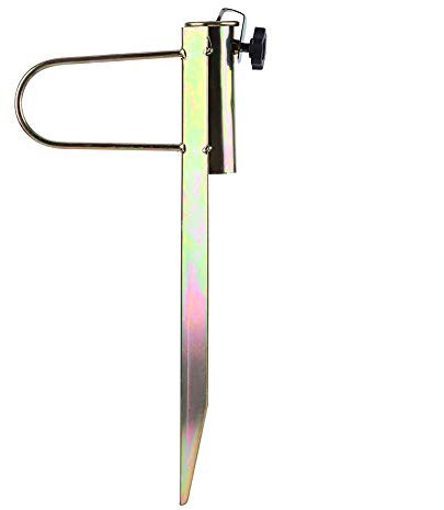 MAGT Punta Ferro per ombrelloni, Heavy Duty Ferro Sun Beach Pesca del Supporto dell'ombrello della Sabbia Parasol di Ancoraggio for Il Giardino Esterno di Viaggio