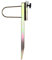MAGT Sonnenschirmhalter, 1 Stück Eisen Sonnenschirmständer Outdoor Sonnenschirm Bodennagel Angelschirm Sonnenschirm Ständer für Garten Outdoor Reisen