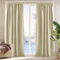 Deconovo Vorhänge Blickdicht Dicke Gardinen mit Kräuselband Vorhang Schlafzimmer Verdunkelungsvorhang, 220x140cm(HöhexBreite), Beige, 2er Set