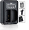 Chargeur de batterie double USB pour Panasonic DC-S5 G9 GH5S GH5 GH4 GH3, Sigma SD Quattro, SD Quattro H pour Panasonic DMW-BLF19 DMW-BLK22, Sigma BP-61