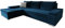 Mirjan24 Ecksofa Bangkok Mini, Moderne Eckcouch mit Schlaffunktion und Bettkasten, Ecksofa für Wohnzimmer, Gästezimmer, Couch L-Form, Wohnlandschaft (Kronos 9 + Paros 5)