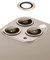 WEOFUN Kamera Schutzfolie für iPhone 11 Pro/iPhone 11 Pro Max/iPhone 12 Mini/iPhone 12 [3 Stück], [ 360 Grad Full Coverage, 9H Härte, Anti-Kratzer, Hochauflösend ] - Gold