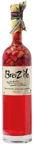 Breiz'île Fraise de Plougastel 23° - Rhum arrangé.