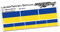 Ukraine Support 8er Set Länderaufkleber Fahne Länderfahne Flagge Wetterfest RC Car Auto Motorrad Sticker Fahrrad Aufkleber Modellbau R028 (Ukraine)
