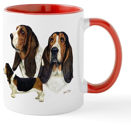 CafePress Basset Hound Mug 11 oz (325 ml) Ceramic Coffee Mug