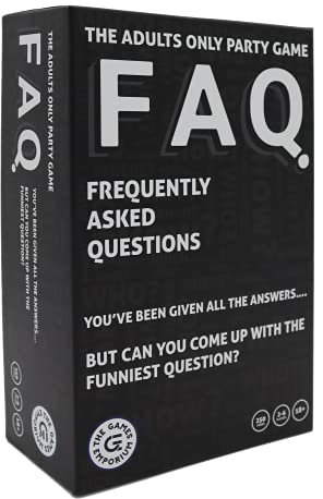 The Games Emporium Häufig Gestellte Fragen, Kartenspiel, Partyspiel für Erwachsene, 250 Karten, für 2 bis 6 Spieler, tolles Geschenk für Kinder ab 18 Jahren