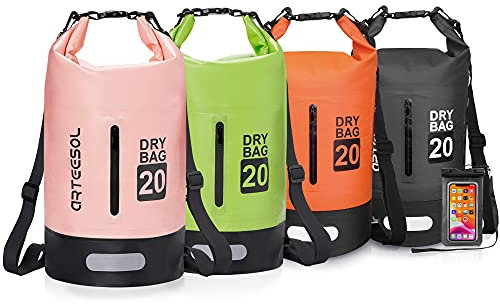 Blackace arteesol Dry Bag - 5L 10L 20L 30L Waterproof trockener Beutel/Sack wasserdichte Tasche mit Langem justierbarem Bügel für Kayaking Boots-Ausflug Kanu/Fischen/Rafting/Schwimmen/Snowboarding