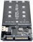 Chenyang M.2 NVME PCIE SSD auf SFF-8654 & NGFF SATA SSD auf SATA 2 in 1 Kombi Adapter für Mainboard (funktioniert Nicht NVEM SSD auf SATA)