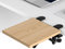 Ergonomics Desk Extender Tray, 9.5x9.1 Punch-Free Clamp on, Foldable Keyboard Drawer Tray, Table Mount Armrest Shelf, Computer Elbow Arm Support