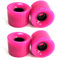 SPORTARC 4 Stück Skateboard-Räder, Sport-PU-Skateboard, Longboard, Straßenschlittschuhe, 60 x 45 mm, 78A, Rosa
