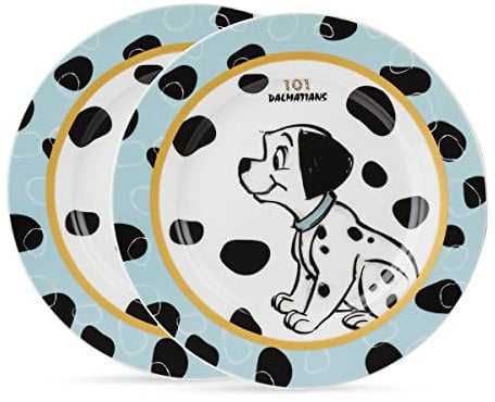 Egan Piatti di Disneydella Collezione La Carica dei 101. Oggetto Realizzato in porcellanadi Colore Celeste. Dimensione: D. 19 cm. La referenza è: 227005