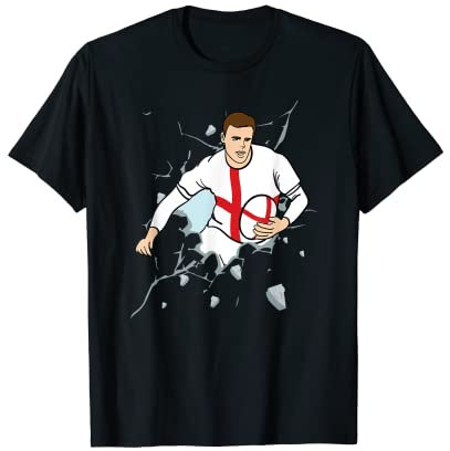 England Rugby Supporters Jersey Kit Geschenk Englische Rugby Fans T-Shirt
