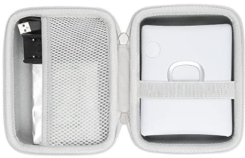 Khanka Hard Travel Case Ersatz für FujiFilm Instax Square Link Smartphone Drucker, Case Only (Weiß)
