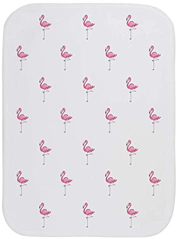 Azeeda 'Stehender Flamingo' Baby Spucktuch/Waschlappen (BC00007500)