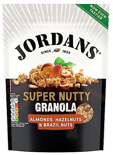 Jordans Granola Super Nutty, Breakfast Cereal, High Fibre, 500 g