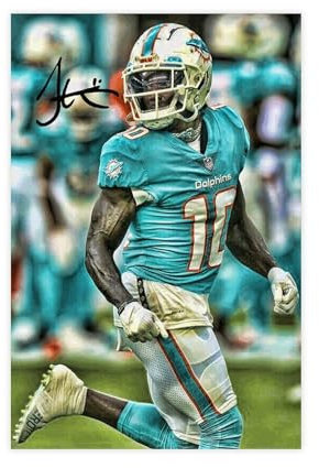 GeDiz Tyreek Hill Poster (5) Leinwand Poster Schlafzimmer Dekor Sport Landschaft Büro Zimmer Dekor Geschenk ungerahmt 30 x 45 cm