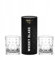 BOHEMIA PRESTIGE - 2 vasos de whisky de cristal en tubo de regalo