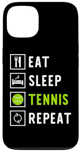 Hülle für iPhone 13 Eat Sleep Tennis Repeat