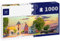 Lais Puzzle Steinhaus, Bunderhee, Bunde, Ostfriesland, Deutschland 1000 Teile Panorama