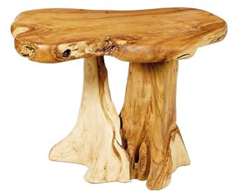 Windalf Harmonischer Couchtisch Ying Yang 66 cm Unikat Holztisch Handarbeit Wurzelholz