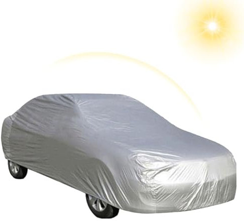 Housses de voiture entièrement extérieures | Bâche de voiture imperméable toutes saisons | Protection contre la pluie, la neige, les UV, le soleil et les grêles, accessoires de protection extérieure