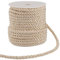GORGECRAFT 18M Cordoncino Decorativo Attorcigliato 6mm Poliestere Corda Attorcigliata Spago Intrecciato Filo Stringa Nastro per Decorazioni per La Casa Tieback Corda d'Onore Cucito Artigianato Beige