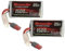 RoaringTop Batterie Lipo 3S 11,1V 1500mAh RC Lipo avec Prise T pour WLtoys 4WD High Speed RC Auto et la Plupart des Voitures RC Échelle 1/14, 1/16 Camion