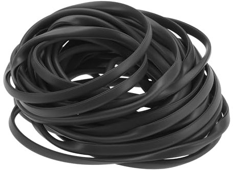 INFINAUTO Universal Car Door Edge Guards, Exterior 26.25ft U-Shaped Door Scratch Protection Guard PVC Black, 1 Pc