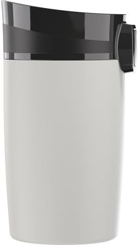 SIGG Miracle White Touch Thermobecher (0.27 L), schadstofffreier und isolierter Kaffeebecher, auslaufsicherer Coffee to go Becher aus Edelstahl