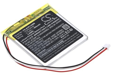 TCTK Akku 800mAh Kompatibel mit [Angelcare] AC1300, AC1300-D, AC1320 Monitor Ersetzt 1ICP5/46/45