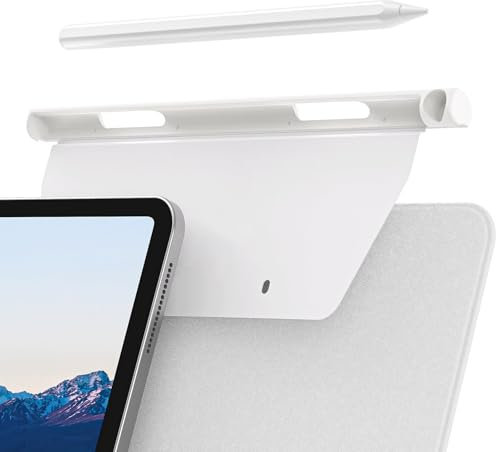 Magic Pencil Holder Compatible with Magic Keyboard, Apple Pencil Pro/Apple Pencil 2nd Generation Pencil Holder Compatible. (White)