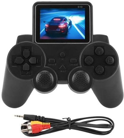 Consola de Juegos Portátil, Consola Retro con Pantalla de 3 Pulgadas con Cable AV para Conexión de TV Máquina de Juegos de Batalla para un Jugador con Múltiples Juegos