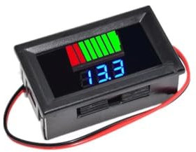 Car Battery Charge Level Indicator 12V 24V 36V 48V 72V Lithium Battery Capacity Meter Tester Display LED Tester Voltmeter