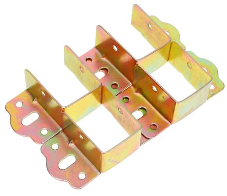 UKCOCO 4 Stücke Bett Schienen Ältere Erwachsene Bett Schiene Heavy Duty Bett Rahmen Hardware