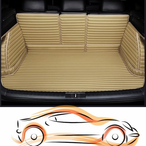 ZZRSXZSR Alfombrilla Maletero Cobertura Total Estilo Raya Coche para Audi A3 Hatchback 2014-2020 (Without Net on The Left),Carga Forro de Bandeja Maletero Alfombra Antideslizante Protector Accesorios