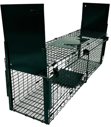 Paladian Piège à Animaux 60 cm en Acier - Appat pour Souris, Rats et Autres rongeurs - Format Pliable, économique et réutilisable - Usage intérieur et extérieur - 60x18x20 - Marque Française