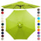 Chinimon Replacement Parasol Canopy 2m/2.5m/2.7m/3m/3.5m, 6/8 Arms Parasol Replacement Cover, Garden Parasol Replacement Canopy for Garden Umbrella Yard Beach (Grass Green, 2.7m/8-Ribs)